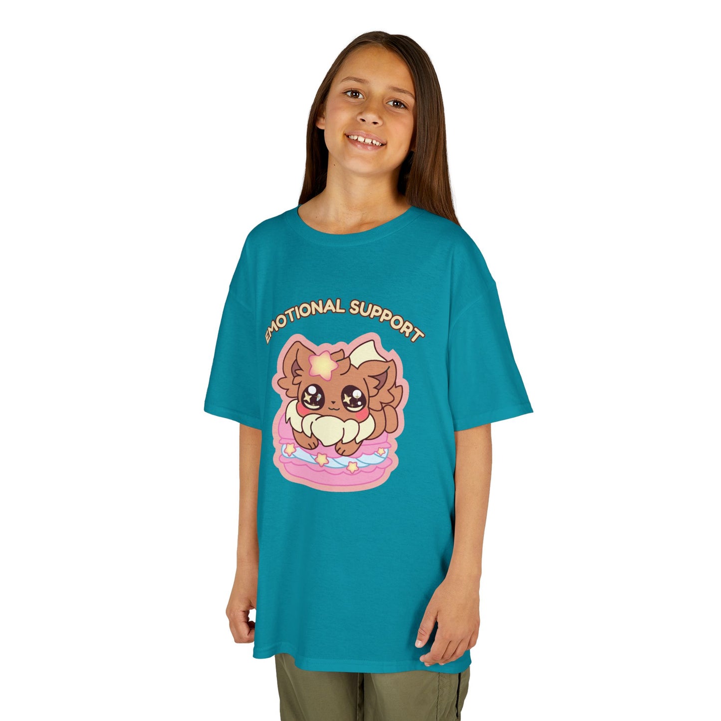 Kids Tee — Cute "Emotional Support"  Sugavee Graphic