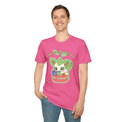 Growing At My Own Pace Leafberry  — Graphic Tee