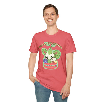 Growing At My Own Pace Leafberry  — Graphic Tee