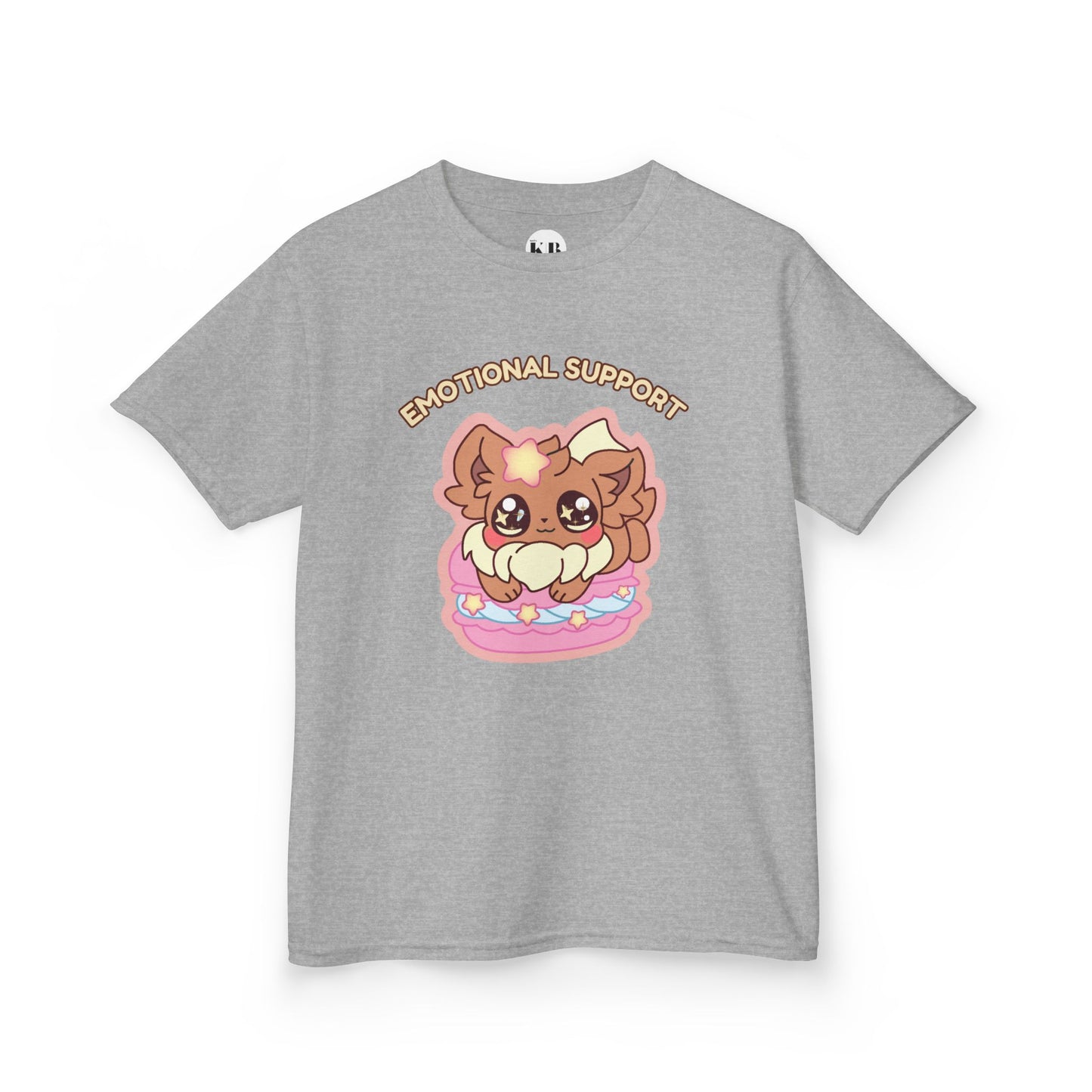 Kids Tee — Cute "Emotional Support"  Sugavee Graphic