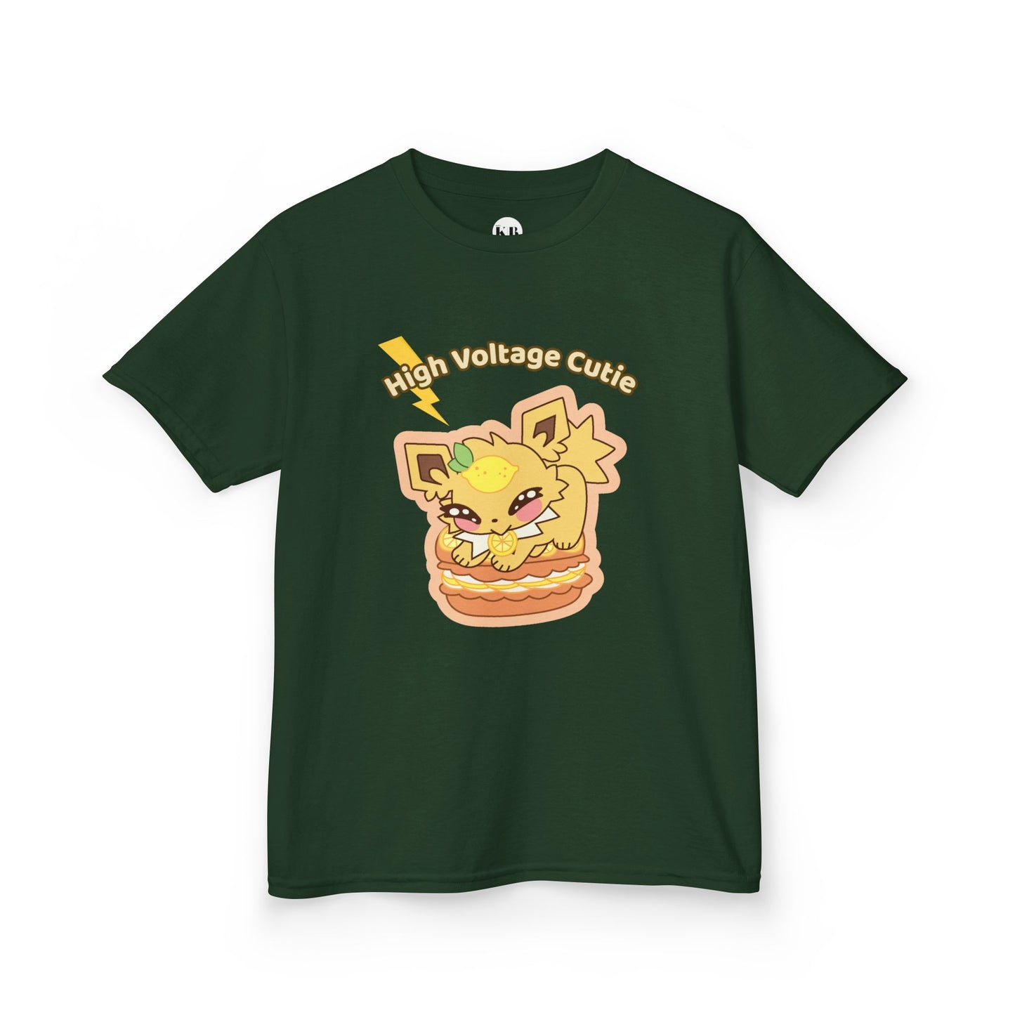 Kids Tee — Cute Honeylemolt "High Voltage Cutie" Graphic