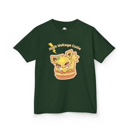 Kids Tee — Cute Honeylemolt "High Voltage Cutie" Graphic