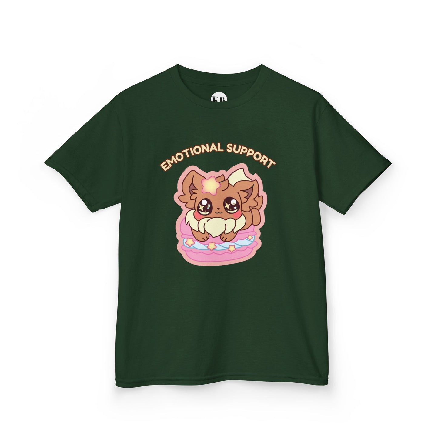 Kids Tee — Cute "Emotional Support"  Sugavee Graphic