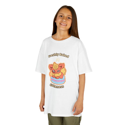 Kids Tee — Cute "Freshly Baked Cuteness" Flamzest Graphic