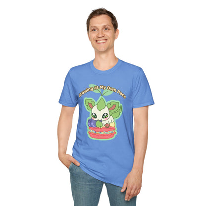 Growing At My Own Pace Leafberry  — Graphic Tee
