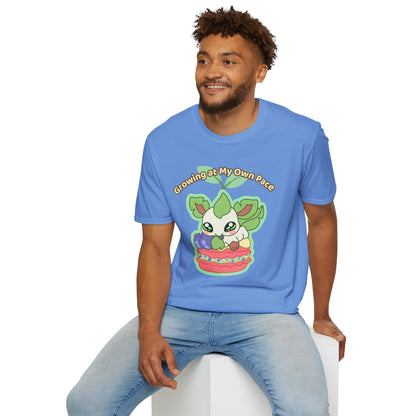 Growing At My Own Pace Leafberry  — Graphic Tee