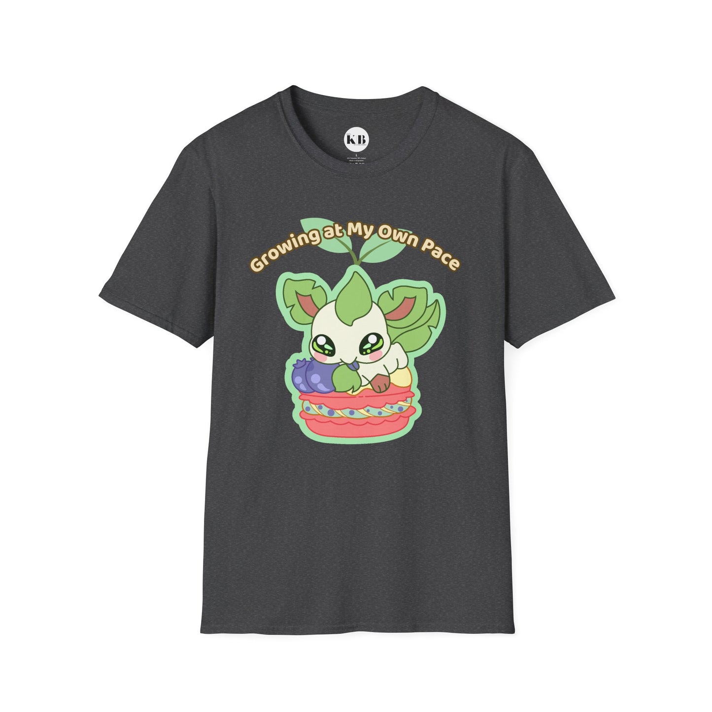 Growing At My Own Pace Leafberry  — Graphic Tee