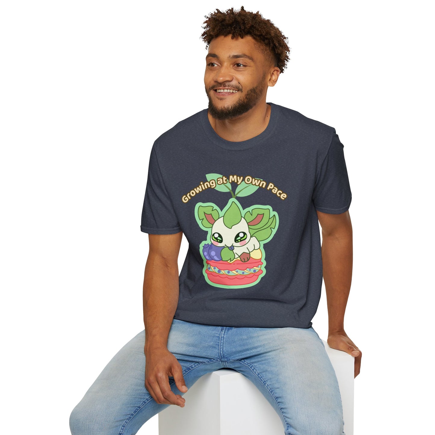 Growing At My Own Pace Leafberry  — Graphic Tee