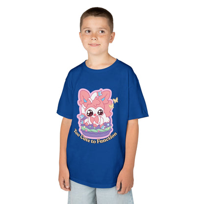 Kids Tee — Cute "Too Cute to Function" Sylvepuff