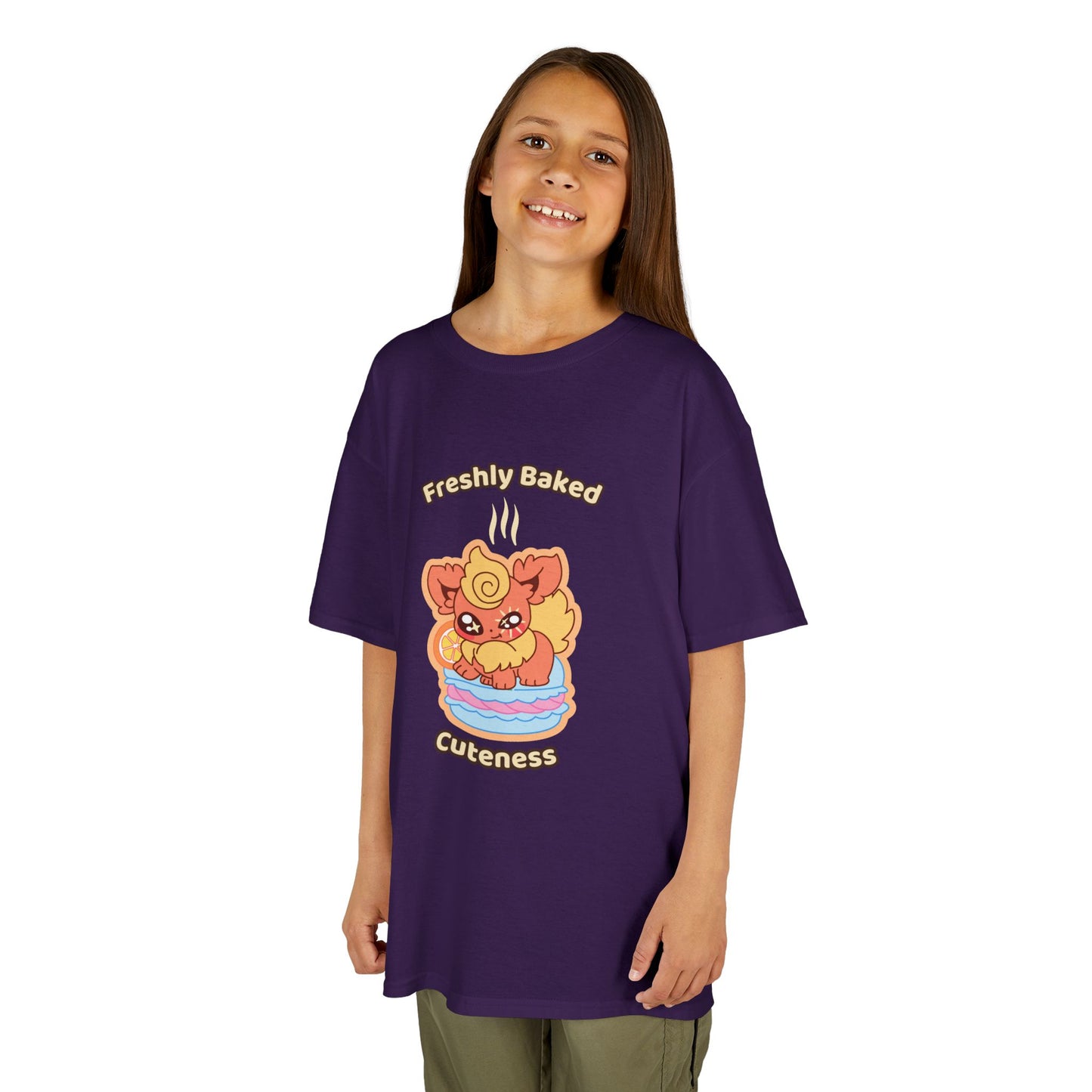 Kids Tee — Cute "Freshly Baked Cuteness" Flamzest Graphic