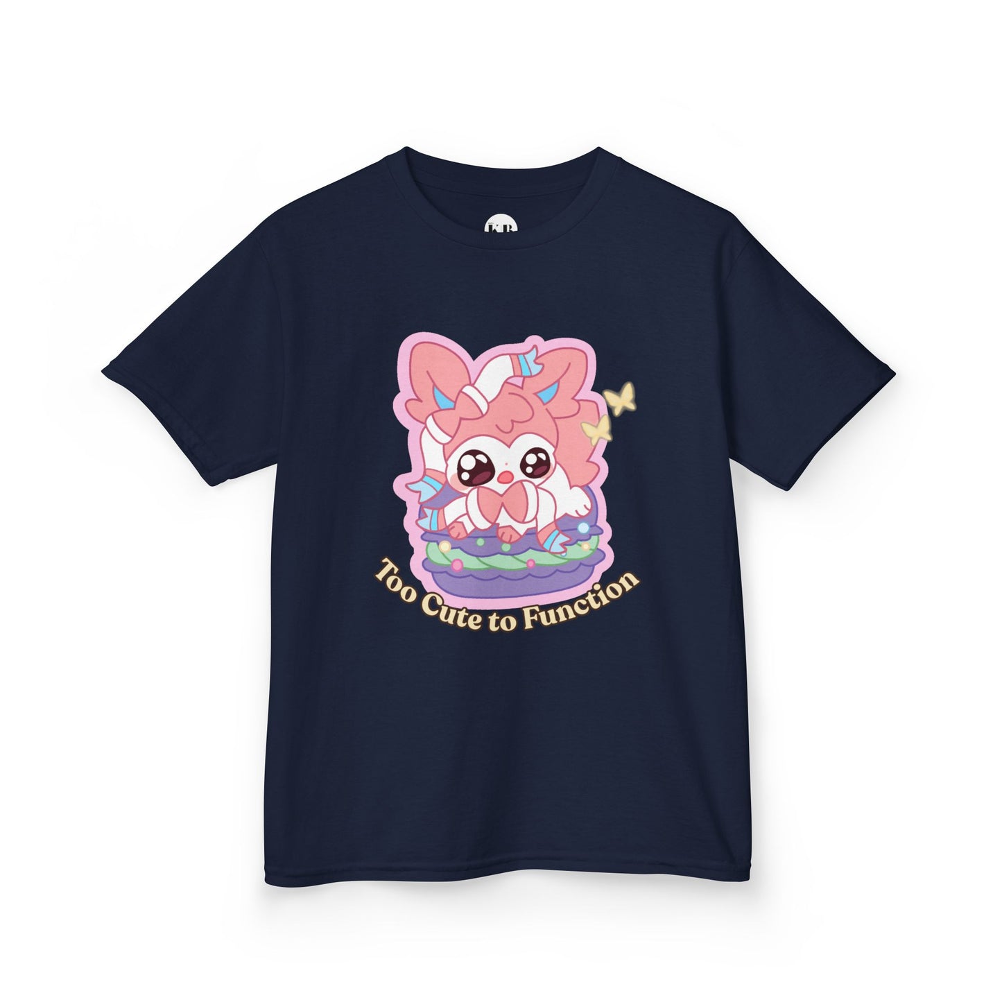 Kids Tee — Cute "Too Cute to Function" Sylvepuff