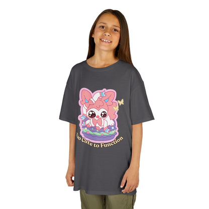 Kids Tee — Cute "Too Cute to Function" Sylvepuff