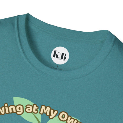 Growing At My Own Pace Leafberry  — Graphic Tee