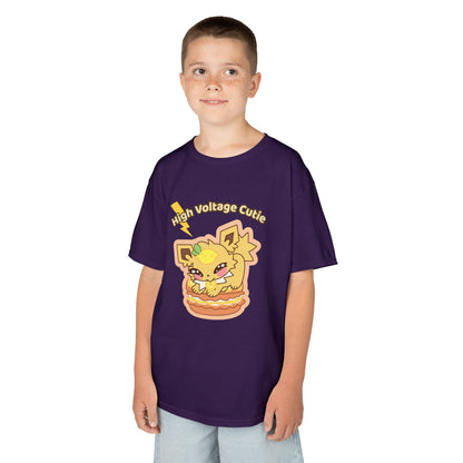 Kids Tee — Cute Honeylemolt "High Voltage Cutie" Graphic