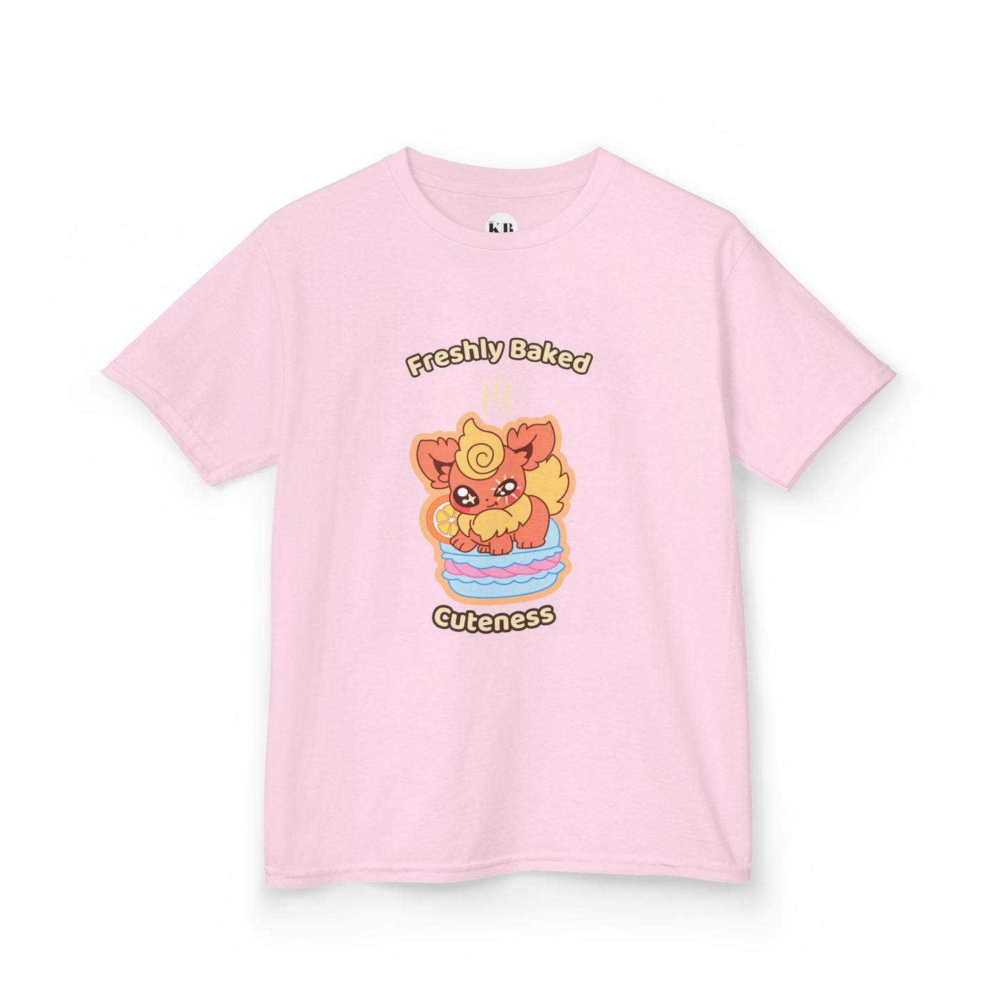 Kids Tee — Cute "Freshly Baked Cuteness" Flamzest Graphic