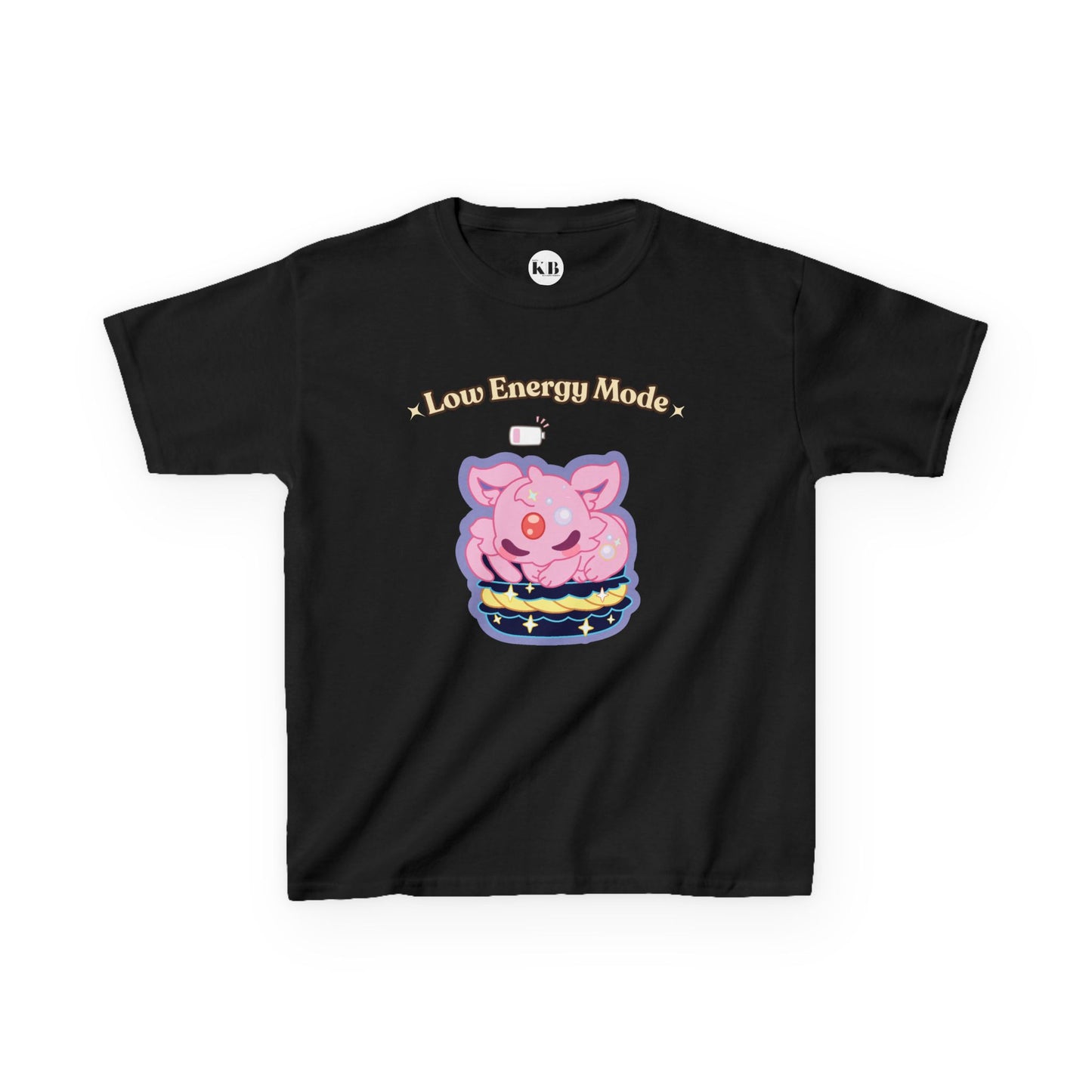 Kids Tee — Cute "Low Energy Mode" Dreamyeon Graphic