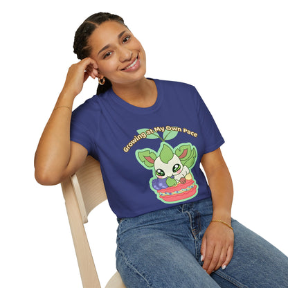 Growing At My Own Pace Leafberry  — Graphic Tee