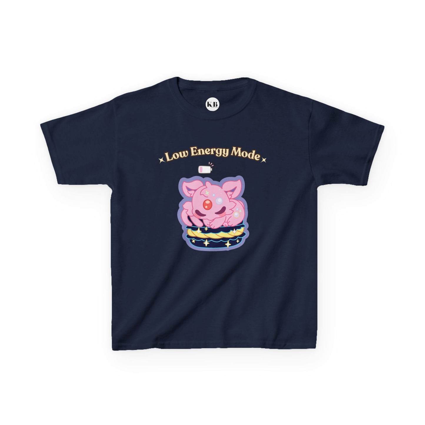 Kids Tee — Cute "Low Energy Mode" Dreamyeon Graphic
