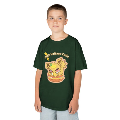 Kids Tee — Cute Honeylemolt "High Voltage Cutie" Graphic