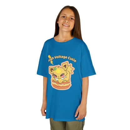 Kids Tee — Cute Honeylemolt "High Voltage Cutie" Graphic