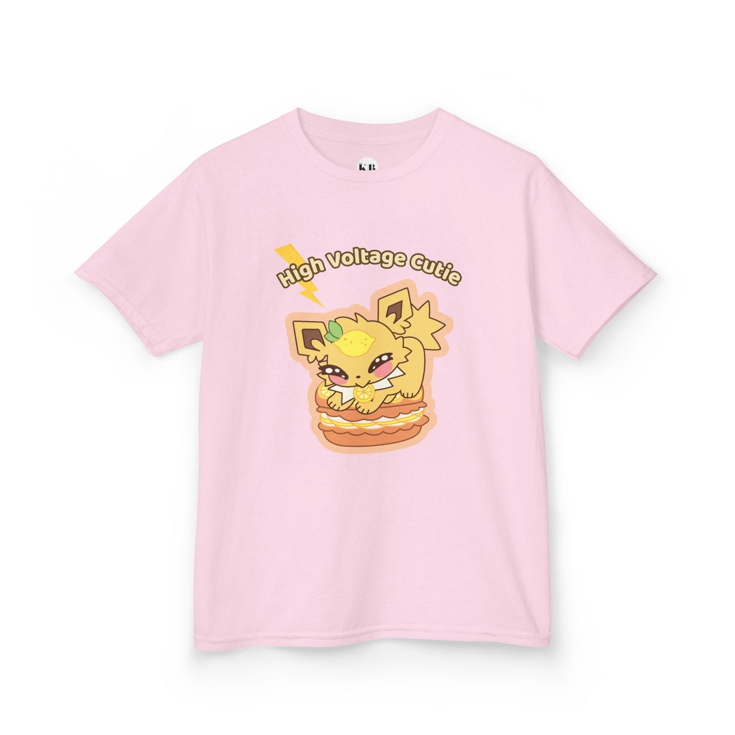 Kids Tee — Cute Honeylemolt "High Voltage Cutie" Graphic