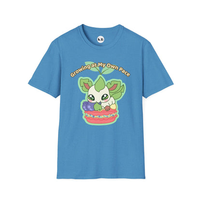 Growing At My Own Pace Leafberry  — Graphic Tee