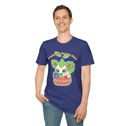 Growing At My Own Pace Leafberry  — Graphic Tee