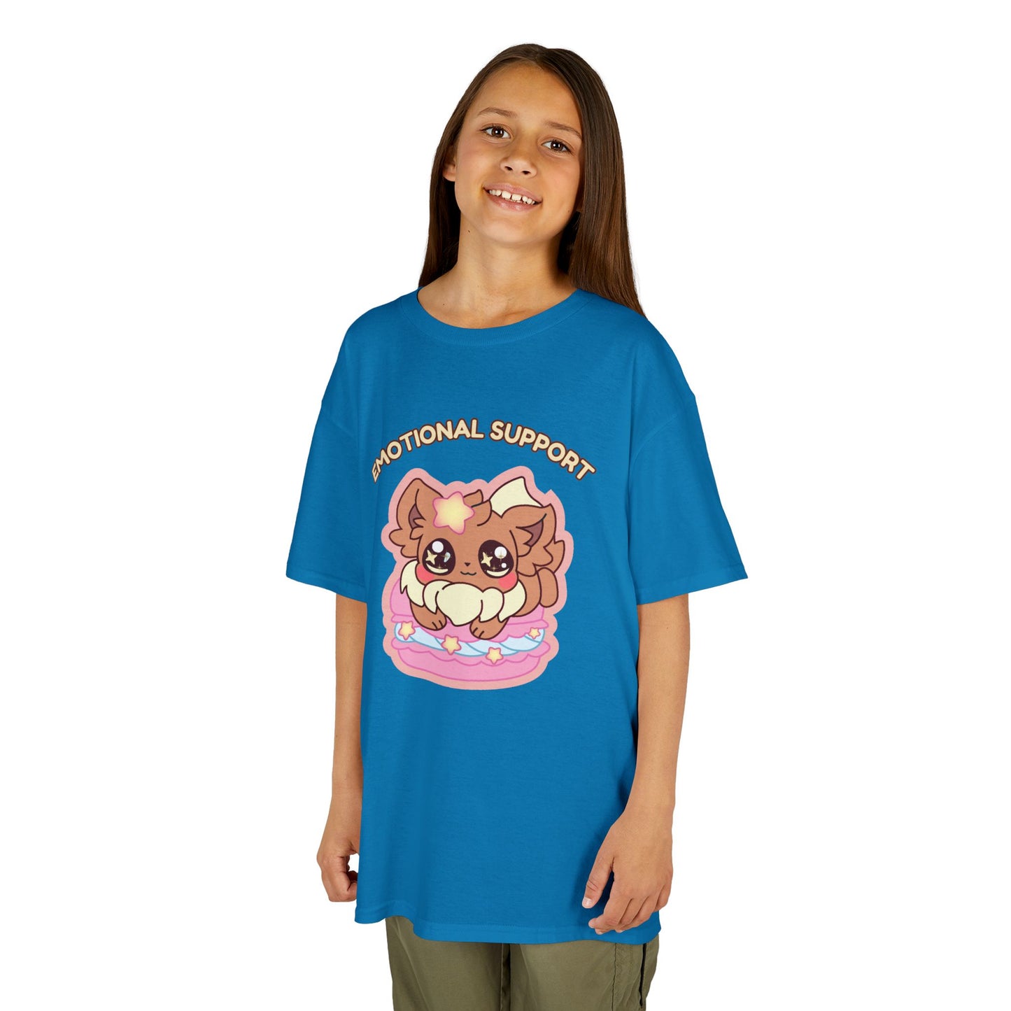 Kids Tee — Cute "Emotional Support"  Sugavee Graphic