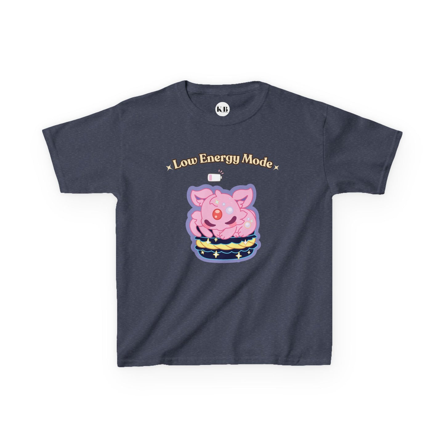 Kids Tee — Cute "Low Energy Mode" Dreamyeon Graphic