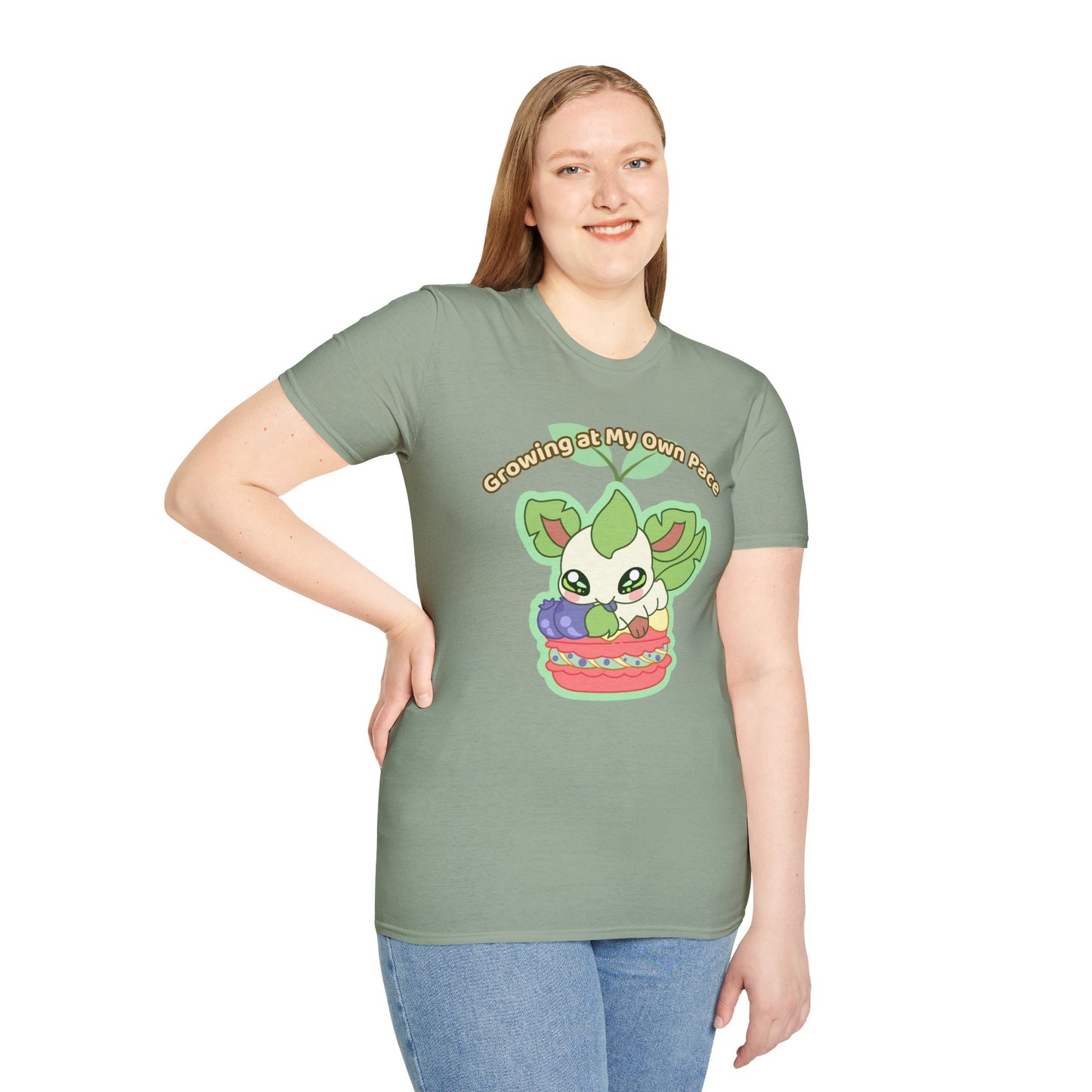 Growing At My Own Pace Leafberry  — Graphic Tee