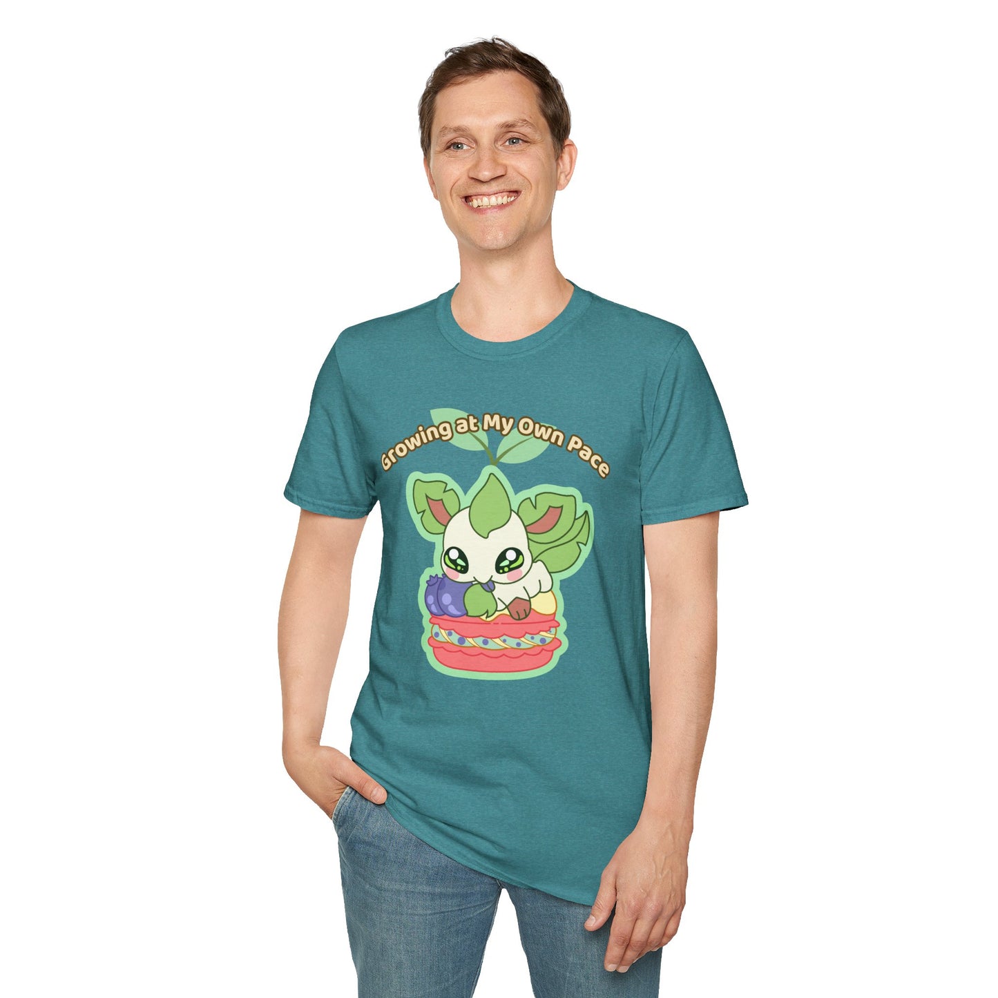 Growing At My Own Pace Leafberry  — Graphic Tee