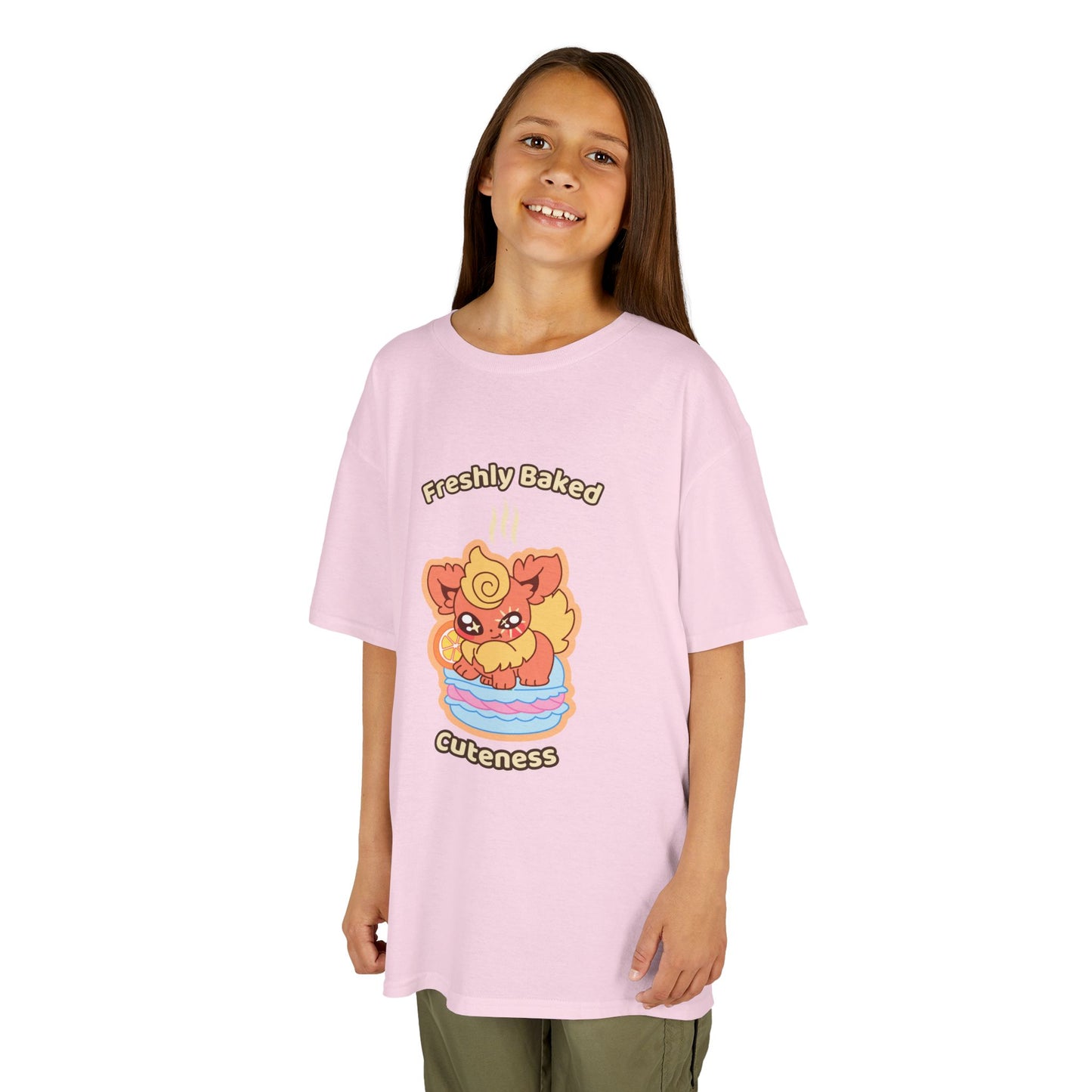 Kids Tee — Cute "Freshly Baked Cuteness" Flamzest Graphic