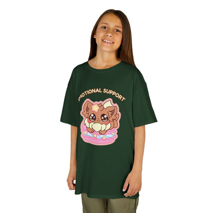 Kids Tee — Cute "Emotional Support"  Sugavee Graphic
