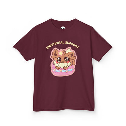 Kids Tee — Cute "Emotional Support"  Sugavee Graphic