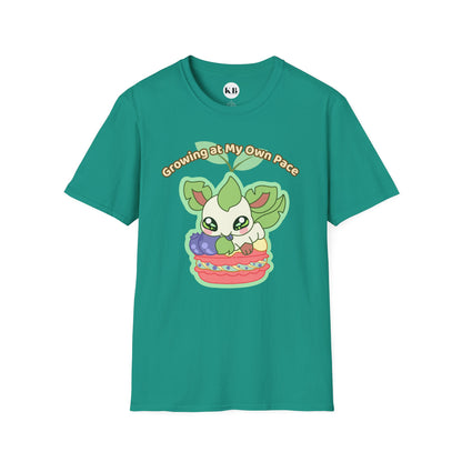 Growing At My Own Pace Leafberry  — Graphic Tee