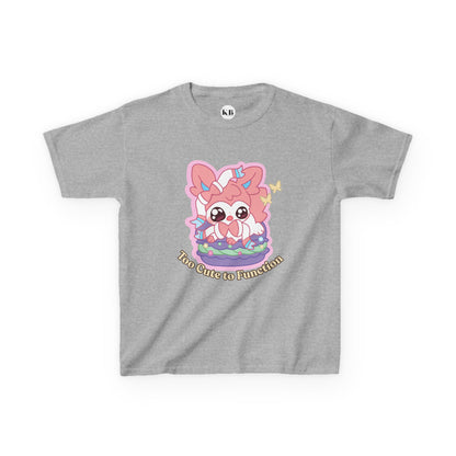 Kids Tee — Cute "Too Cute to Function" Sylvepuff