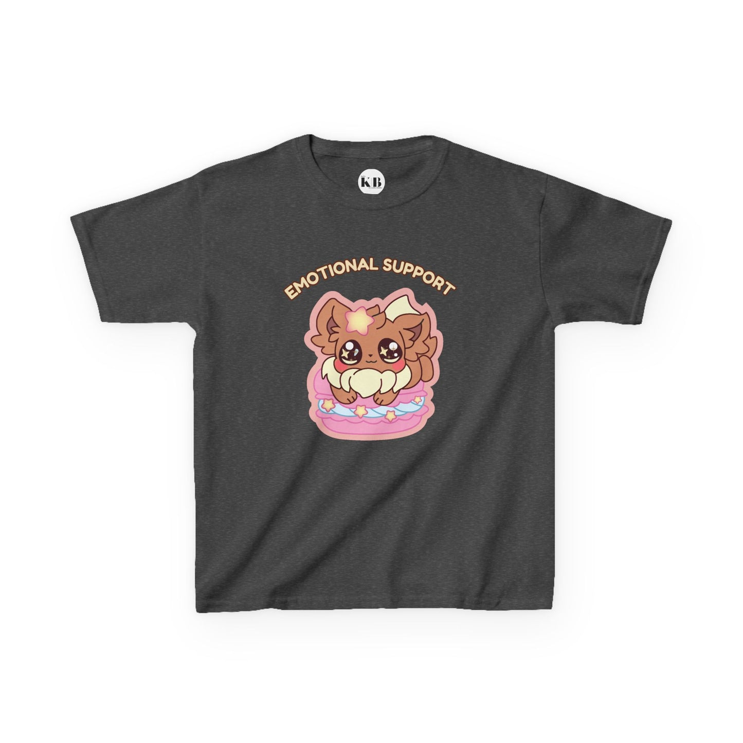 Kids Tee — Cute "Emotional Support"  Sugavee Graphic