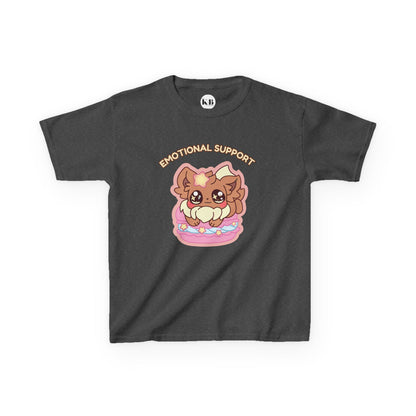 Kids Tee — Cute "Emotional Support"  Sugavee Graphic