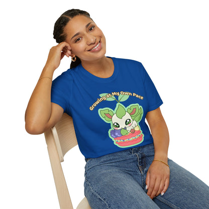 Growing At My Own Pace Leafberry  — Graphic Tee
