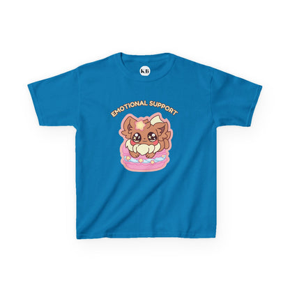 Kids Tee — Cute "Emotional Support"  Sugavee Graphic