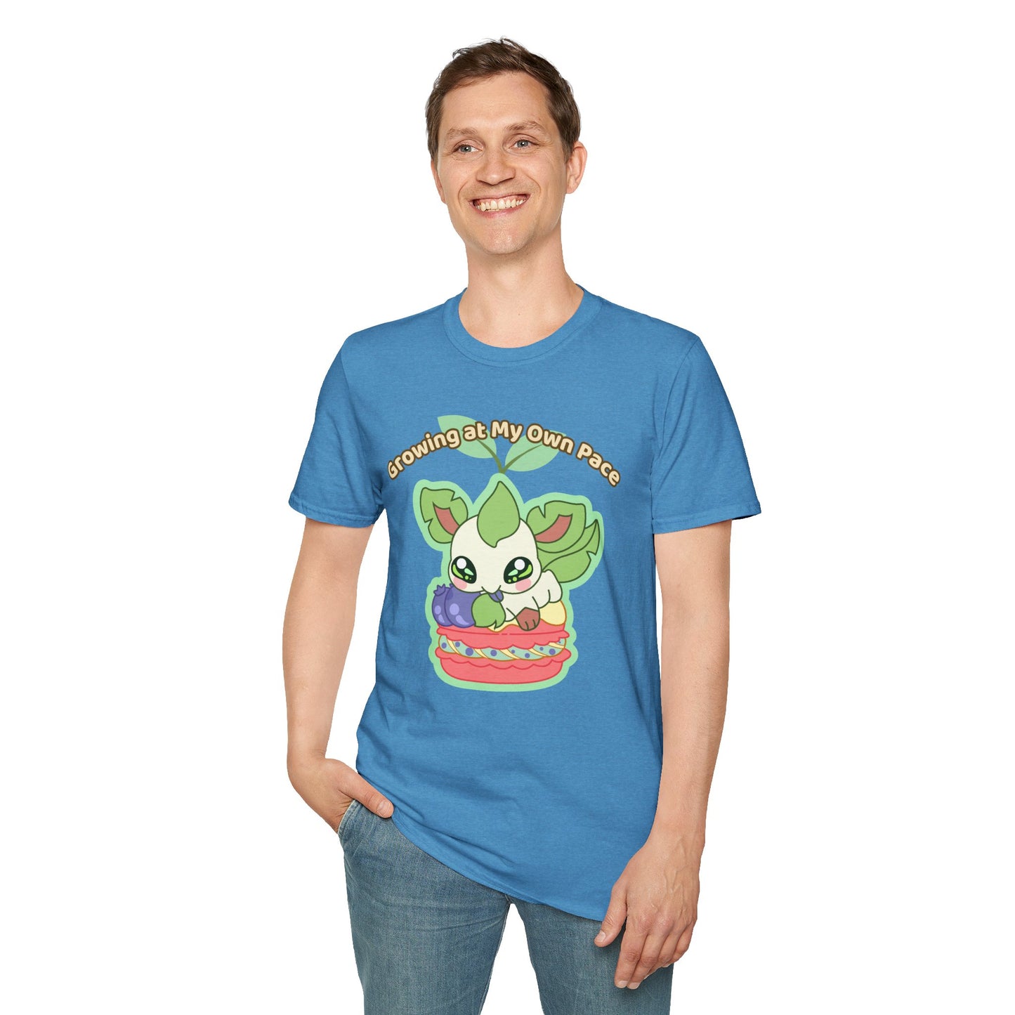 Growing At My Own Pace Leafberry  — Graphic Tee
