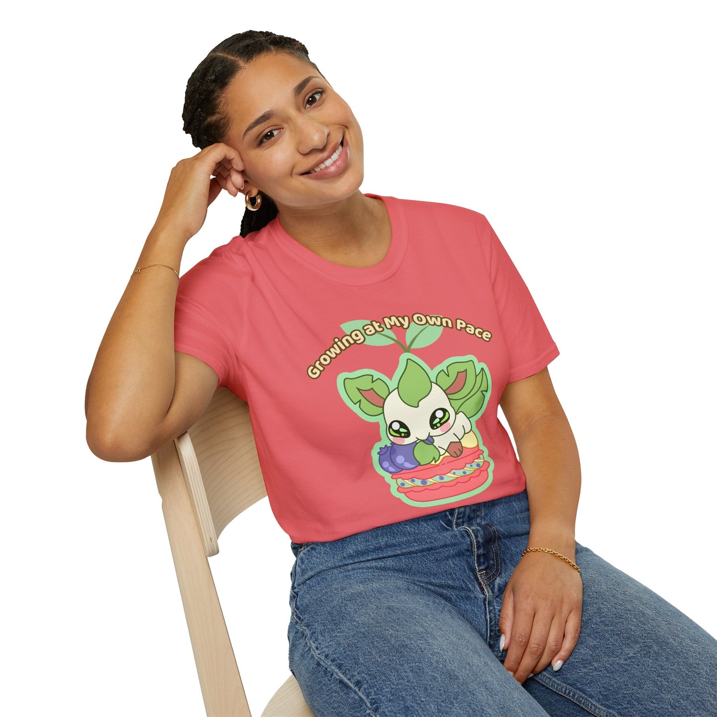 Growing At My Own Pace Leafberry  — Graphic Tee