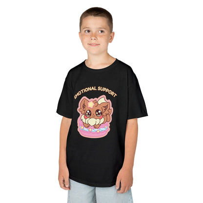 Kids Tee — Cute "Emotional Support"  Sugavee Graphic