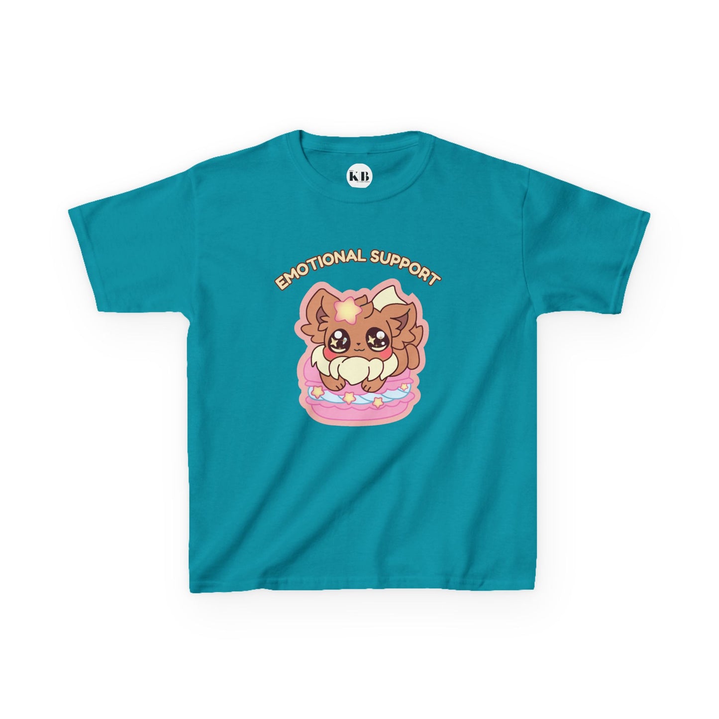 Kids Tee — Cute "Emotional Support"  Sugavee Graphic