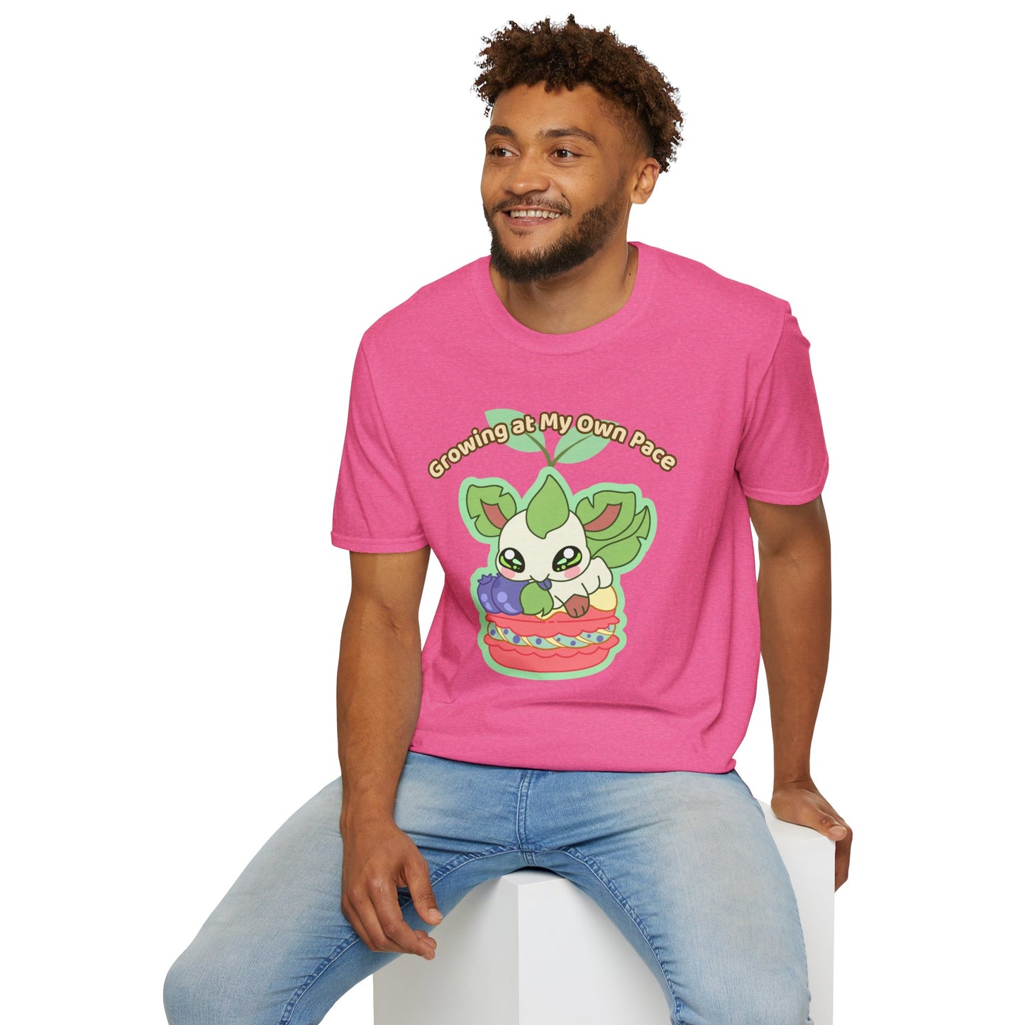 Growing At My Own Pace Leafberry  — Graphic Tee