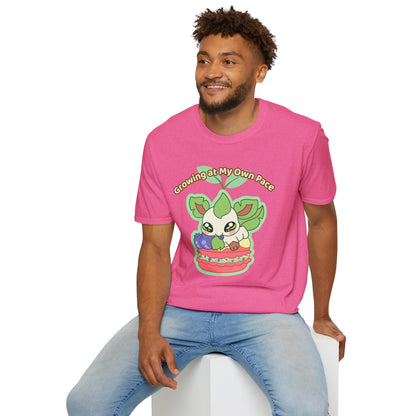 Growing At My Own Pace Leafberry  — Graphic Tee