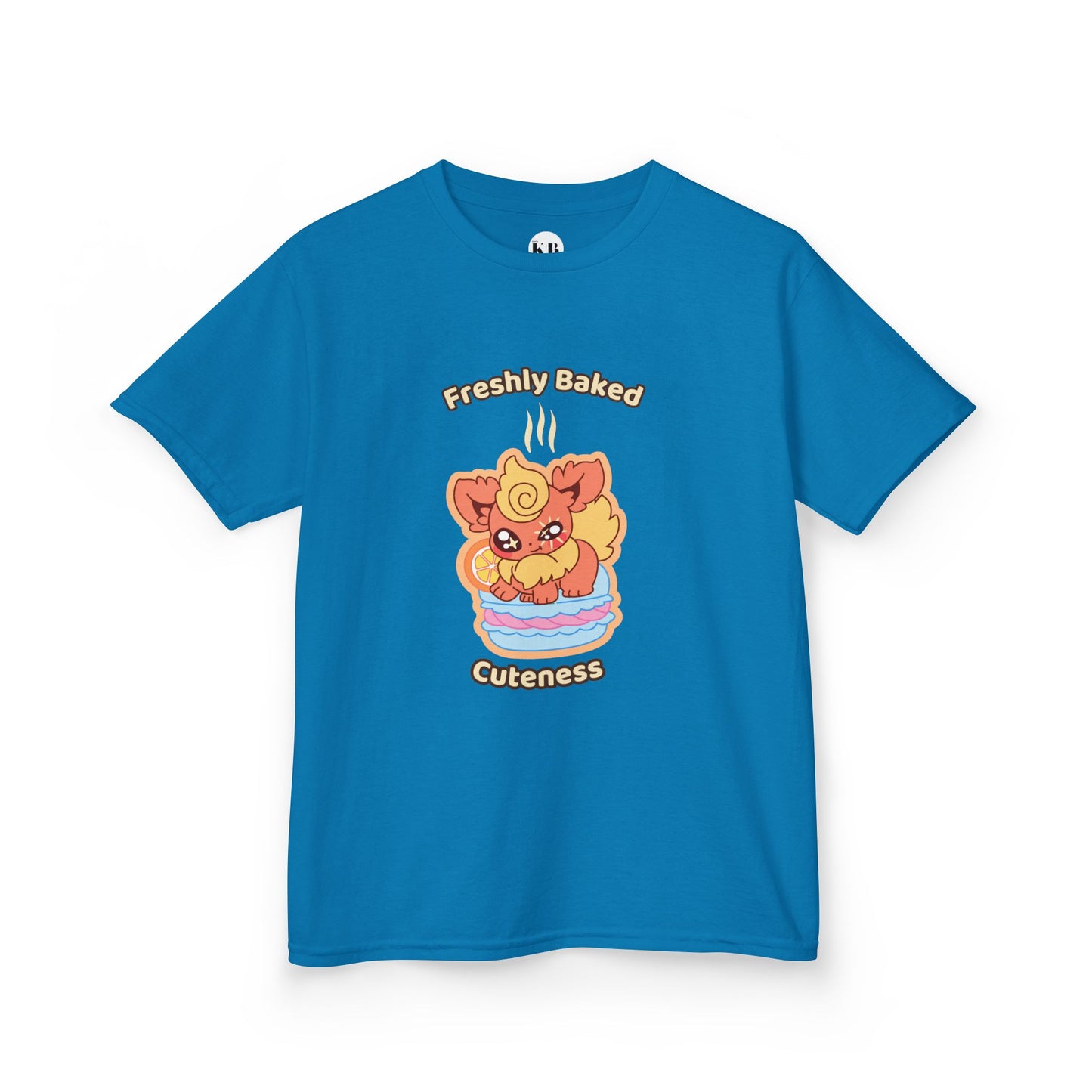 Kids Tee — Cute "Freshly Baked Cuteness" Flamzest Graphic