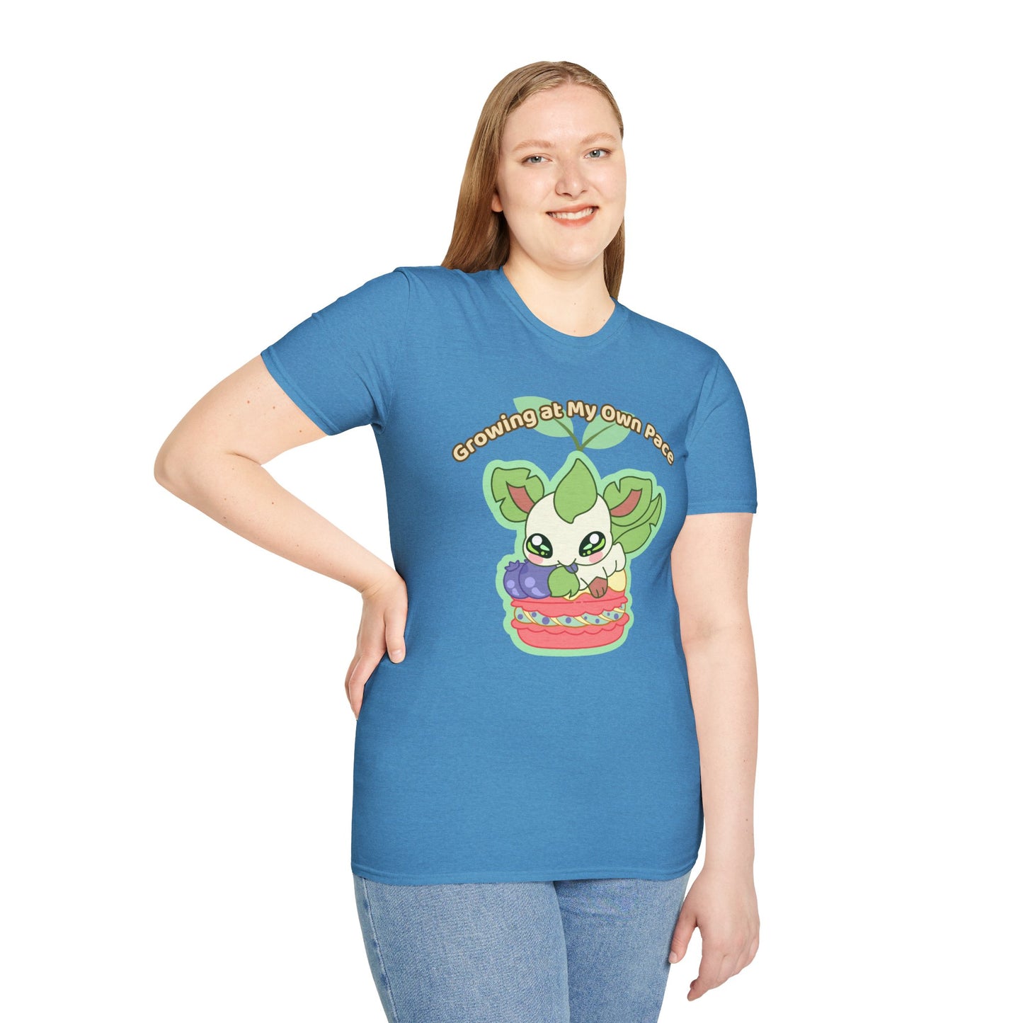 Growing At My Own Pace Leafberry  — Graphic Tee
