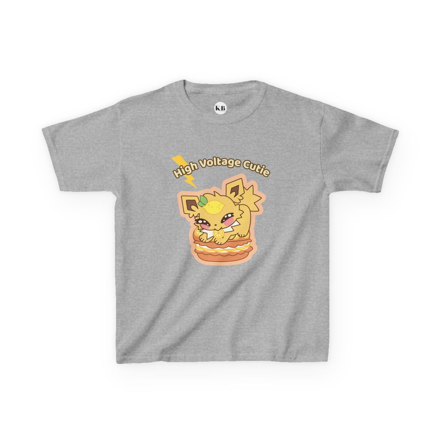 Kids Tee — Cute Honeylemolt "High Voltage Cutie" Graphic