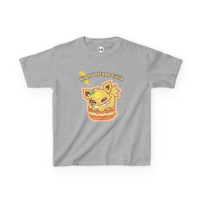 Kids Tee — Cute Honeylemolt "High Voltage Cutie" Graphic